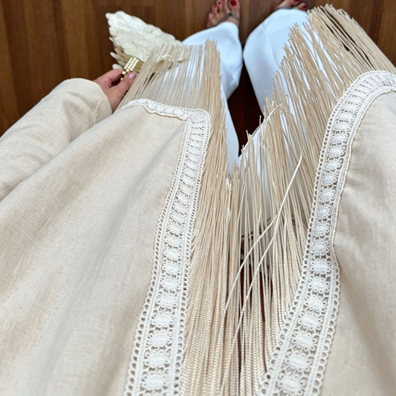 Autumn Boho Outerwear Coats Ha - Tassel Fringe Trim review and price